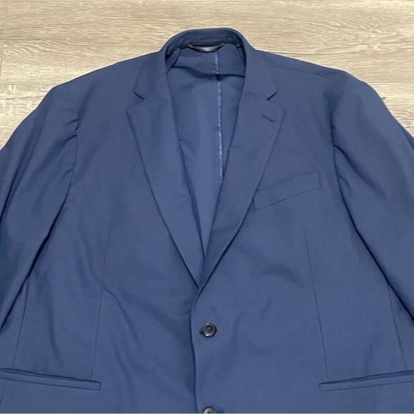 Sene Soho FlexTech Blazer 2 Button Performance Blazer Jacket Custom Sz Navy Blue - Picture 4 of 9
